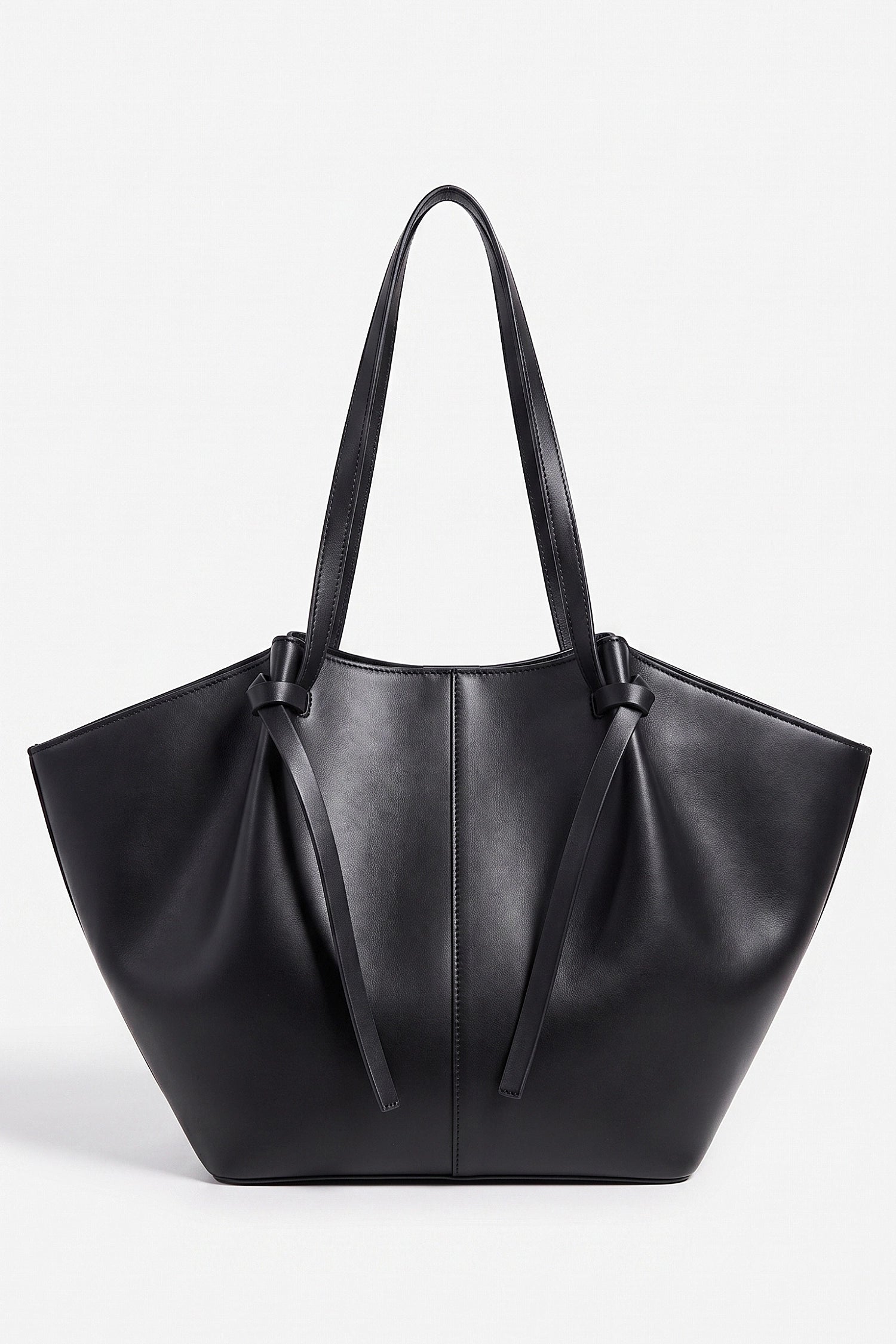 Women's Spacious Leather Shoulder Tote Bag