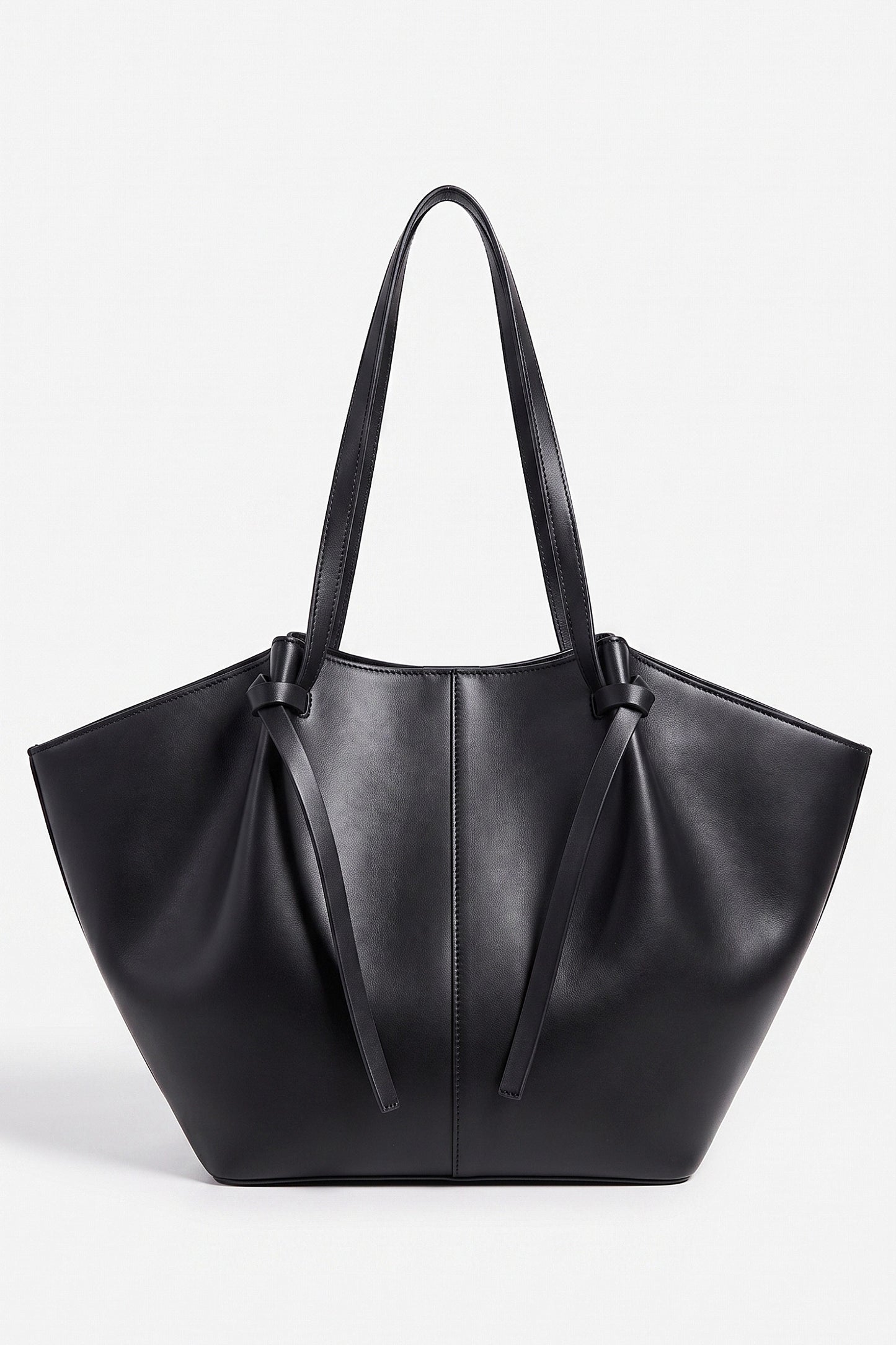 Women's Spacious Leather Shoulder Tote Bag