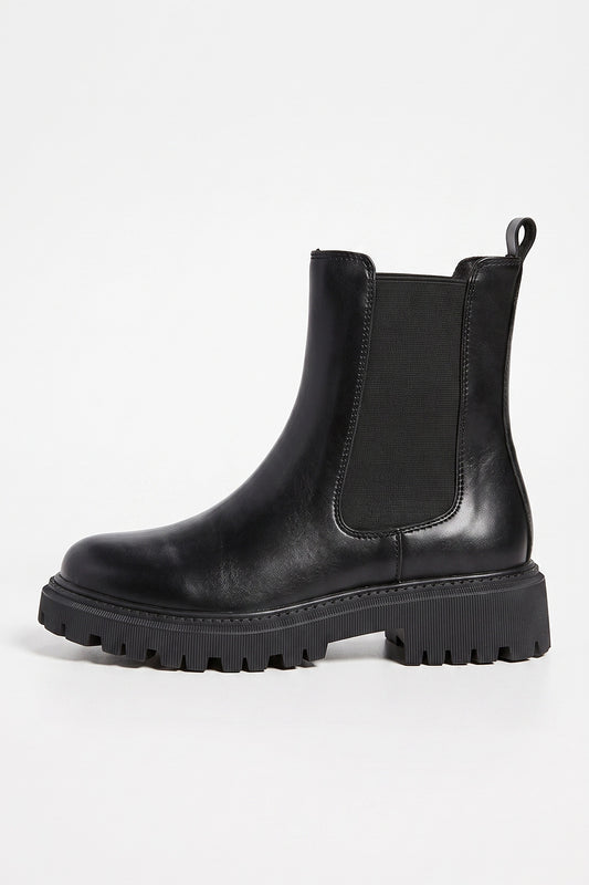 Women's Winter Grip Leather Chelsea Ankle Boots