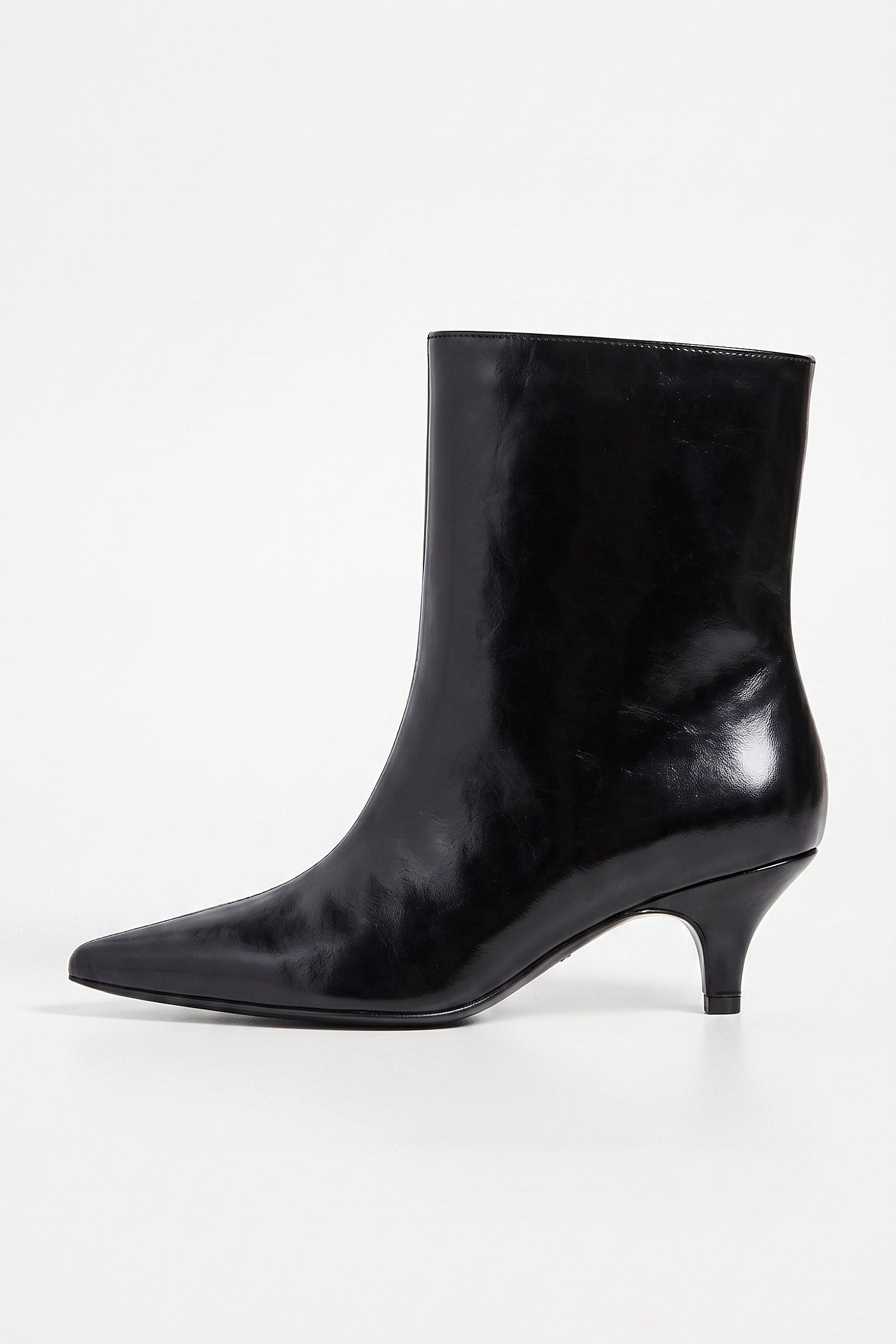 Women's Winter Elegant Leather Ankle Boots with Pointed Toe