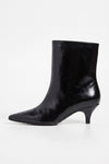 Women's Winter Elegant Leather Ankle Boots with Pointed Toe