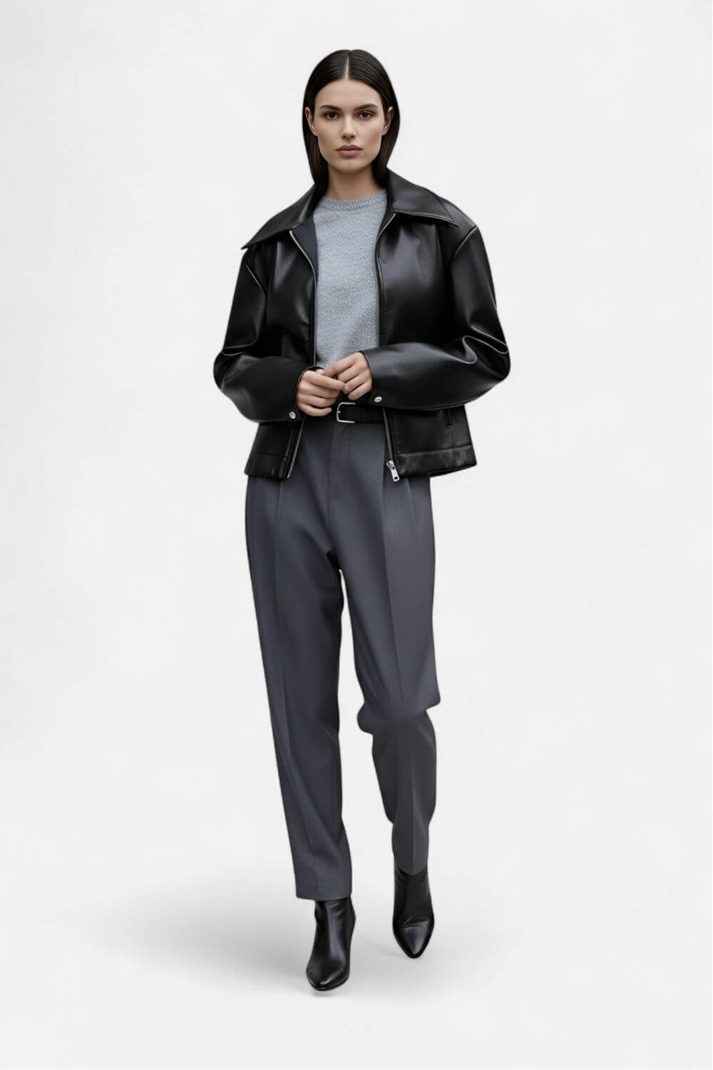 Caurelle | Women’s Leather Jacket – Effortless Edge with Timeless Appeal