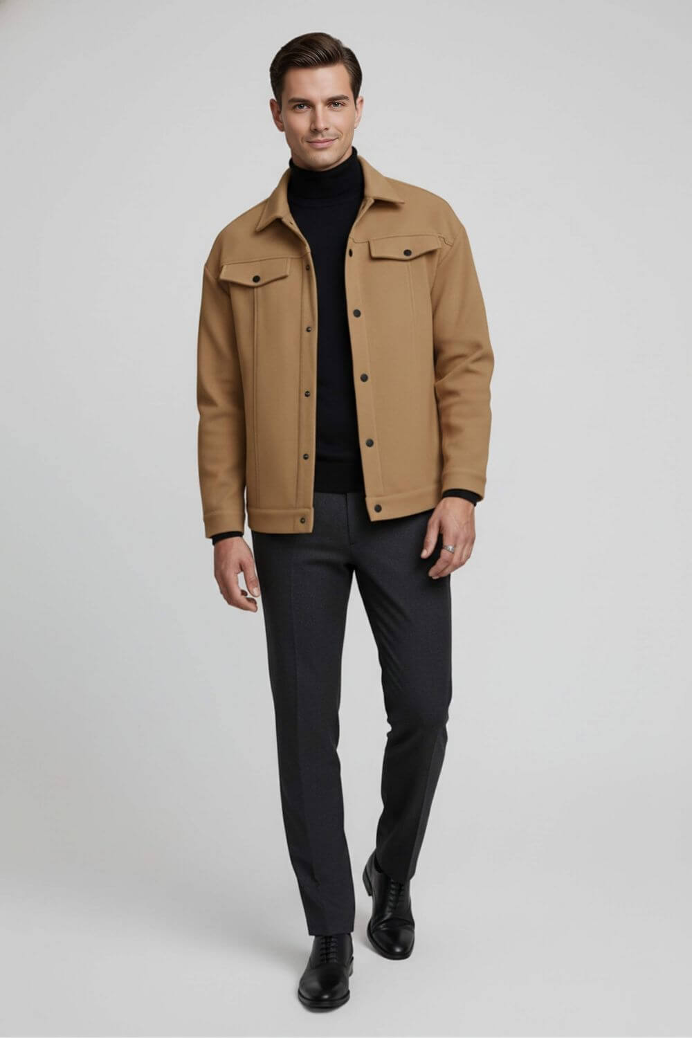 Caurelle | Men’s Overshirt Jacket – Smart Versatility for Autumn & Winter