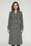 Caurelle | Women’s Long Double Breasted Elegant Coat