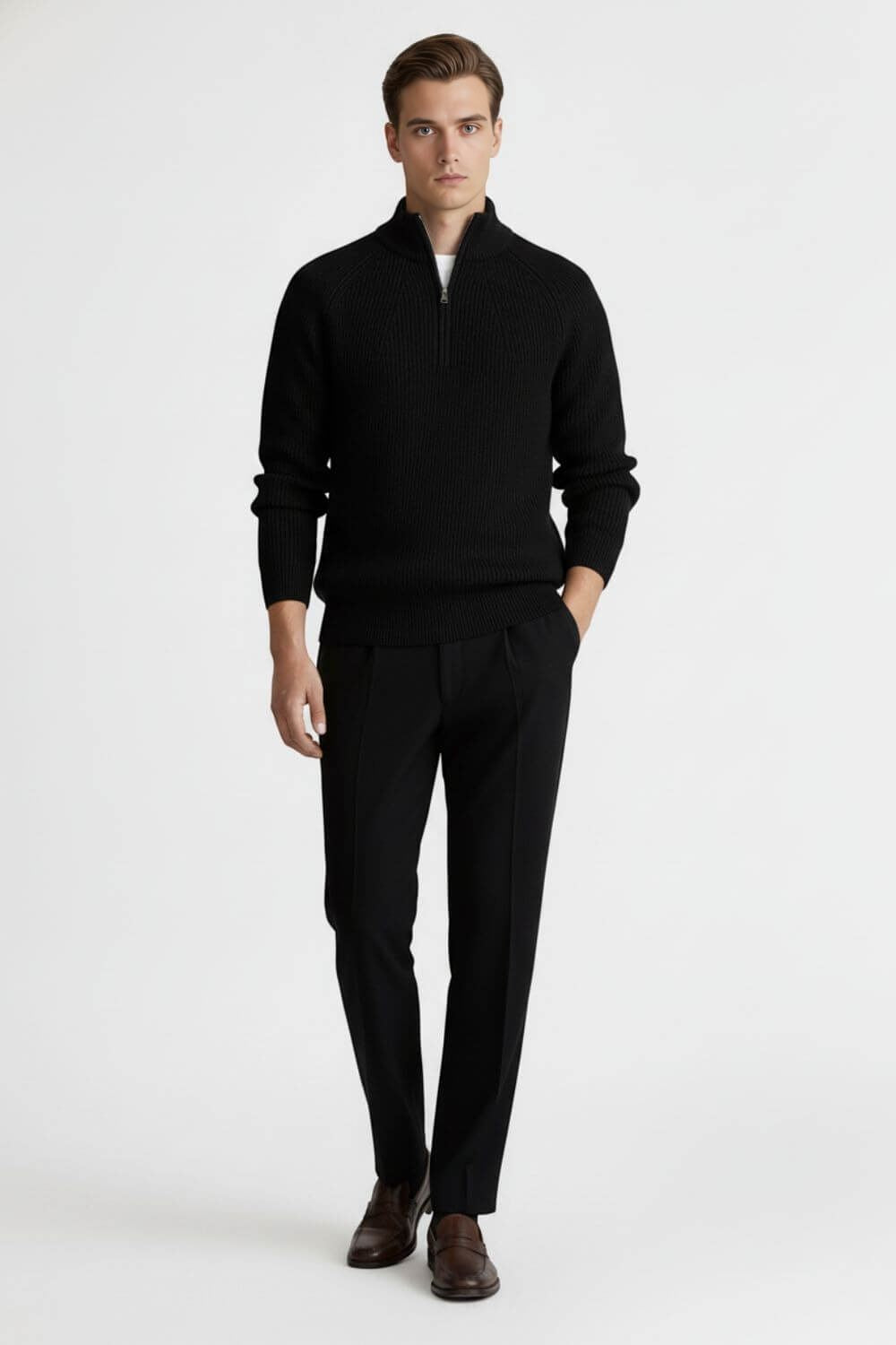 Caurelle | Men’s Knitted Jumper – Effortless Warmth for Autumn & Winter