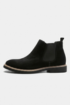 Men's Comfortable Suede Chelsea Ankle Boots with Low Heel