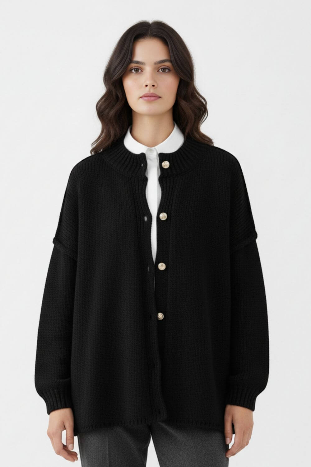 Caurelle | Women’s Soft Knit Cardigan Jumper with Elegant Fit