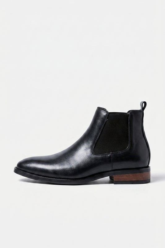 Men’s Winter Easy Wear Chelsea Boots with Polished Finish