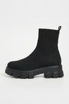 Women's Winter Easy Wear Sock Ankle Boots with Chunky Platform Sole