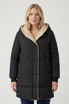 Caurelle | Women's Long Plush Puffer Coat