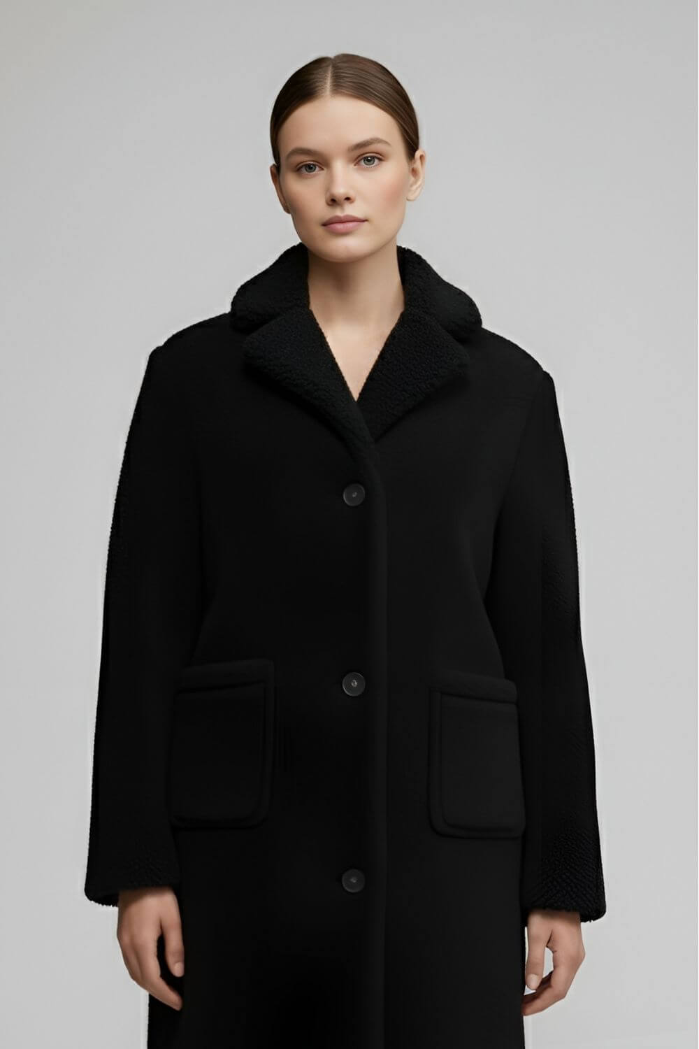 Caurelle | Women’s Long Coat – Classic Elegance for Cold Seasons