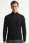 Caurelle | Men’s Ribbed Half-Zip Jumper