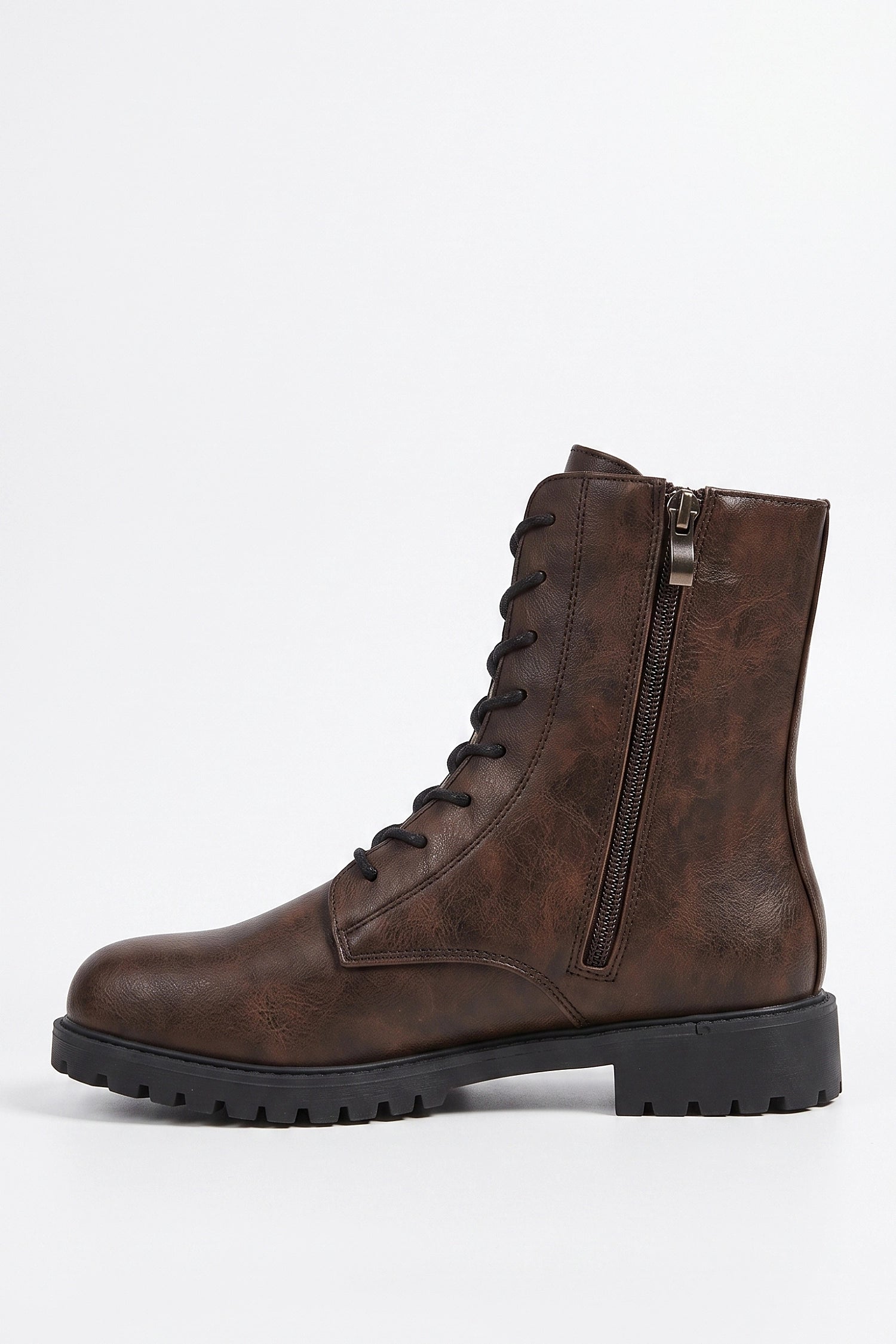Women’s Winter Easy Wear Lace Up Ankle Boots with Side Zip