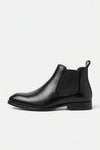 Men’s Easy Wear Leather Chelsea Boots with Low Heel
