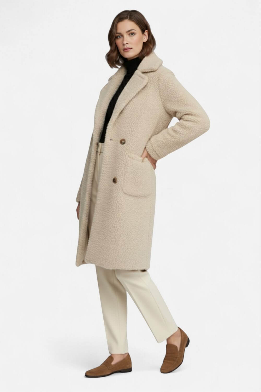 Caurelle | Women’s Long Coat – Sophisticated Warmth for the Season