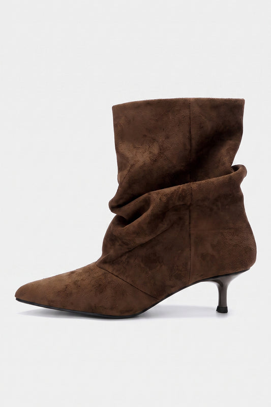 Women's Winter Stylish Slouch Suede Ankle Boots
