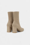 Caurelle | Women’s Knit Ankle Boots - Block Heel