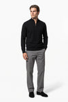 Men’s Winter Comfortable Fine Knit Quarter Zip Jumper