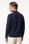 Men’s Winter Comfortable Fine Knit Quarter Zip Jumper