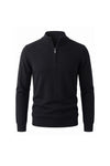 Men’s Winter Comfortable Fine Knit Quarter Zip Jumper