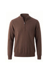Men’s Winter Comfortable Fine Knit Quarter Zip Jumper