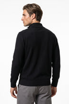 Men’s Winter Comfortable Fine Knit Quarter Zip Jumper