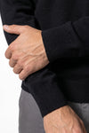 Men’s Winter Comfortable Fine Knit Quarter Zip Jumper