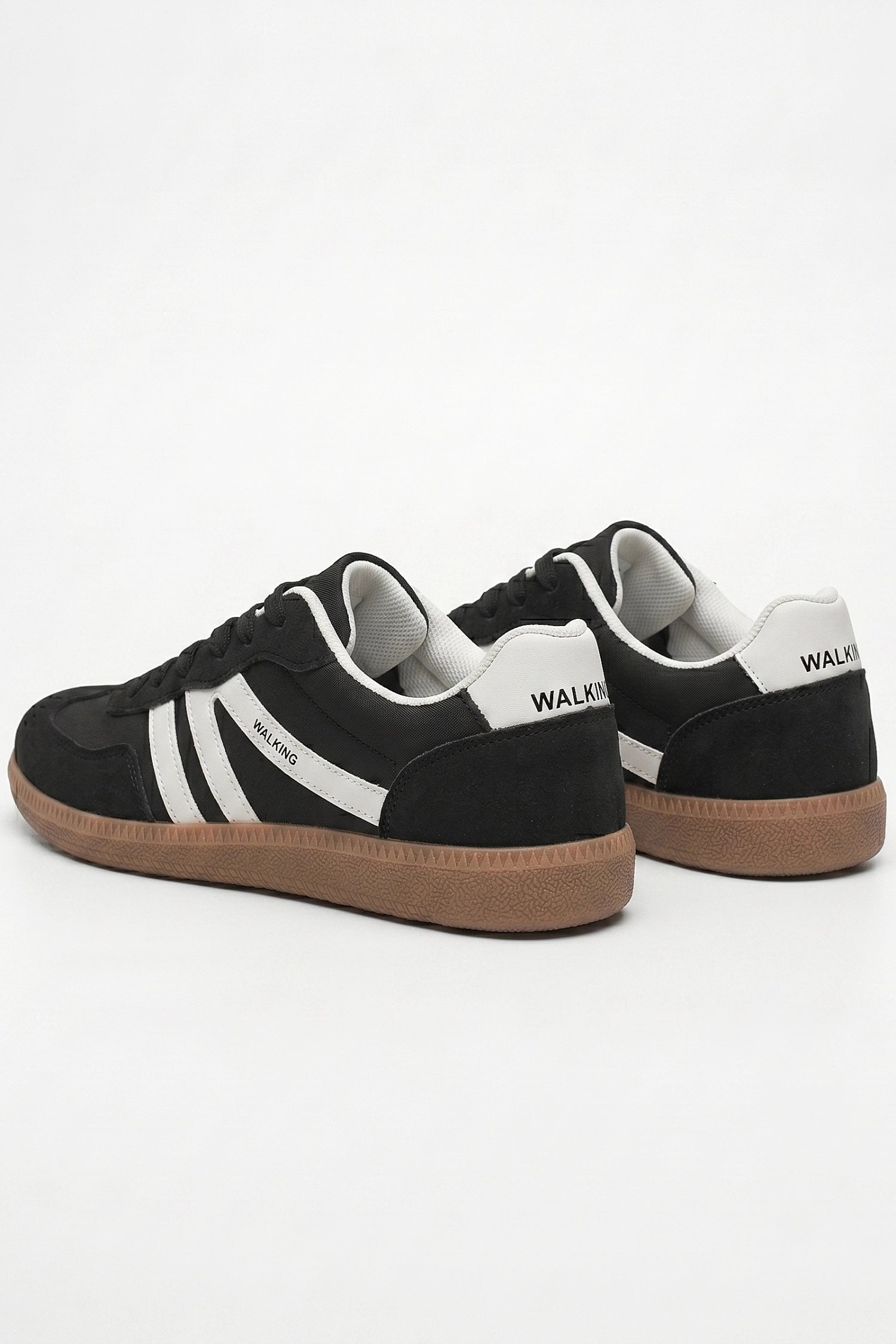 Women's Retro Gum Sole Trainers Lace Up