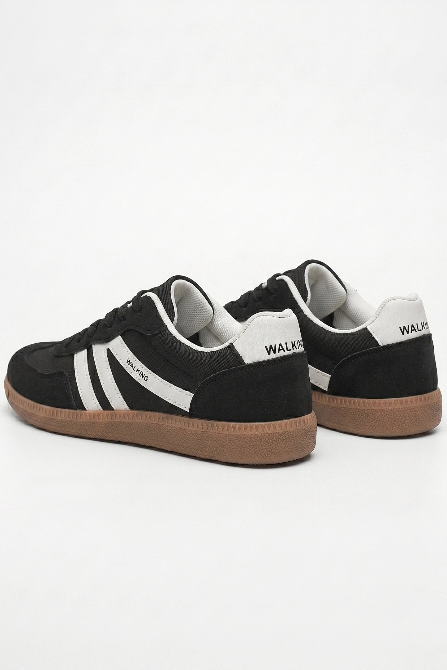 Women's Retro Gum Sole Trainers Lace Up