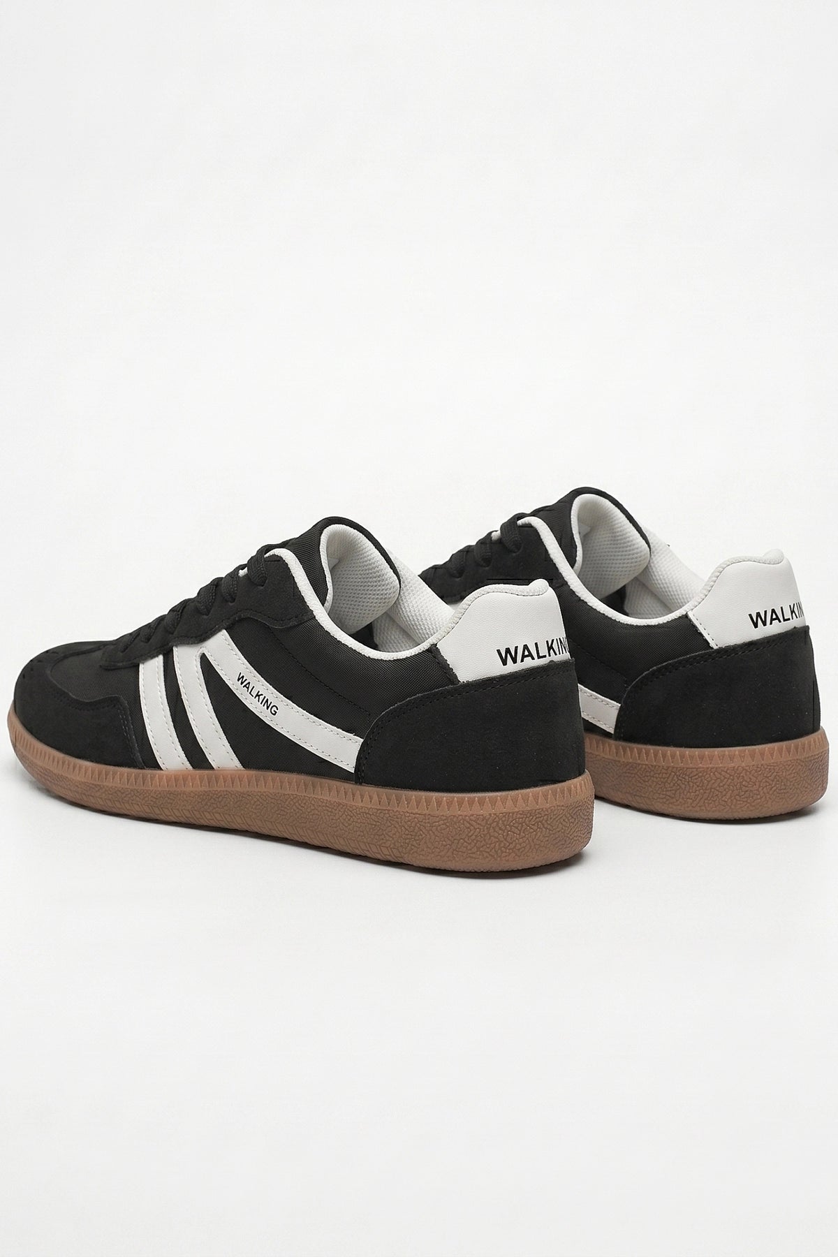 Women's Retro Gum Sole Trainers Lace Up