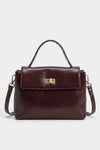 Women's Versatile Genuine Leather Satchel Crossbody Bag with Top Handle