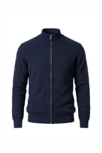 Men’s Winter Warm Ribbed Knit Cardigan Full Zip