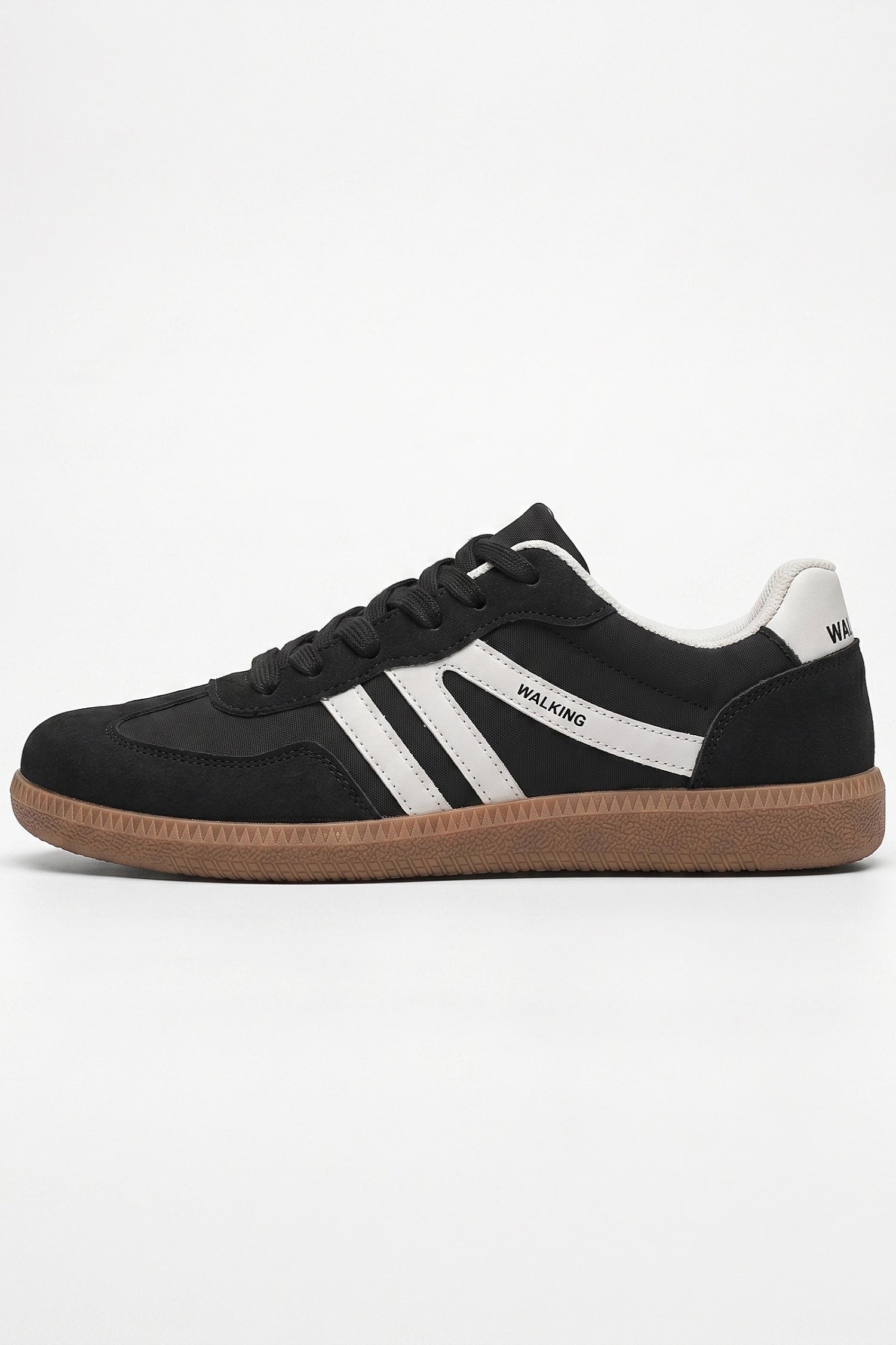 Women's Retro Gum Sole Trainers Lace Up