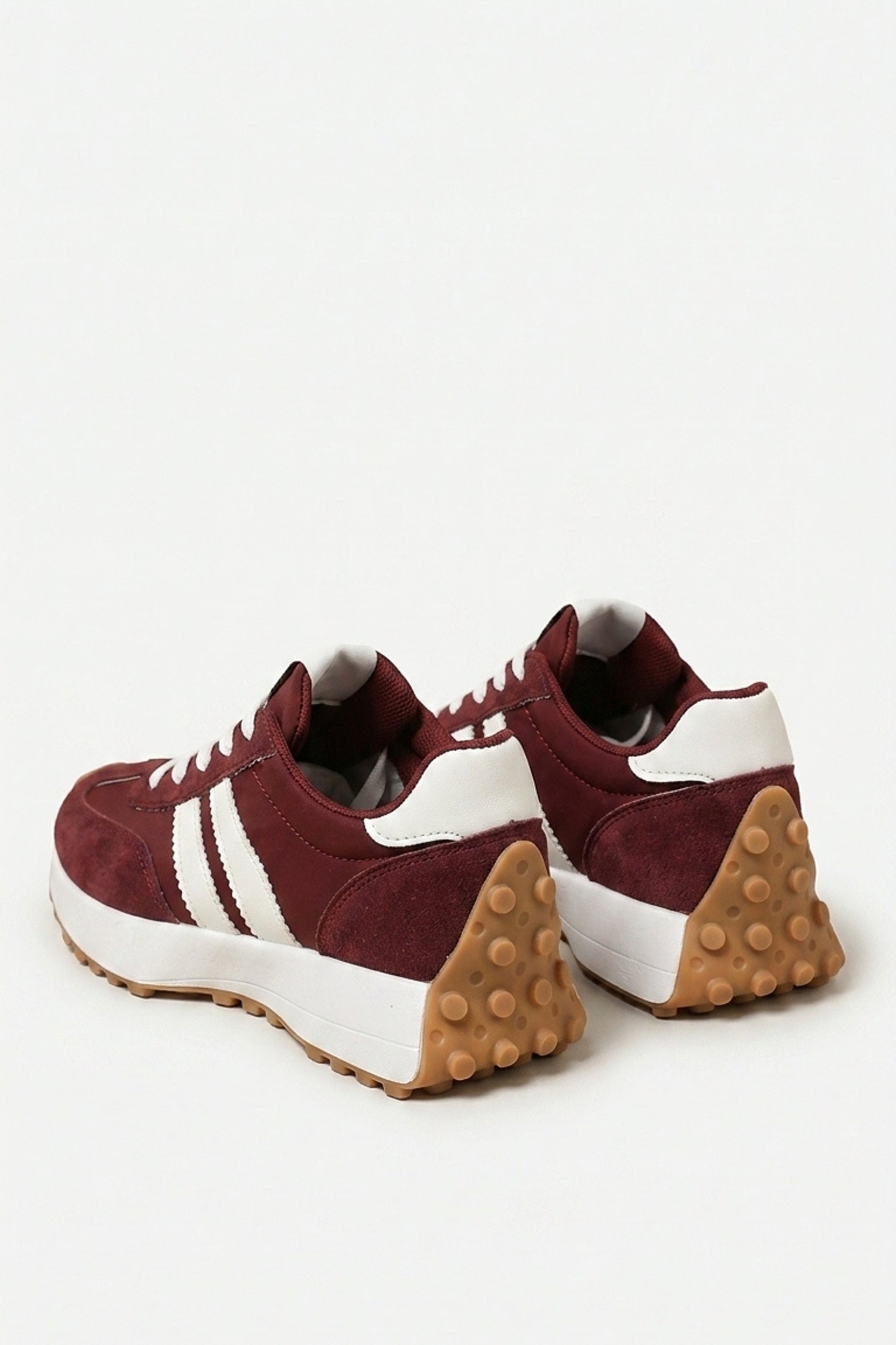 Women’s Casual Platform Retro Suede Trainers