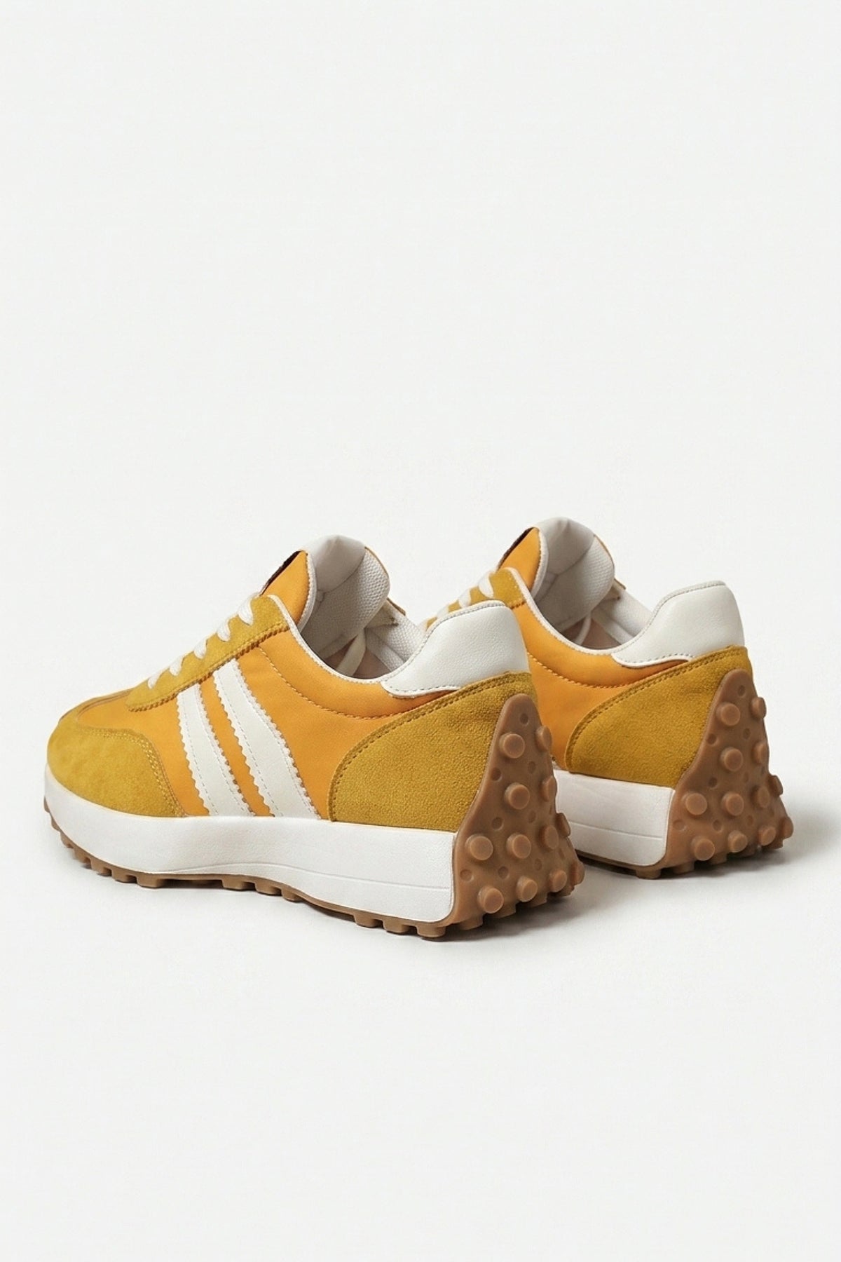Women’s Casual Platform Retro Suede Trainers