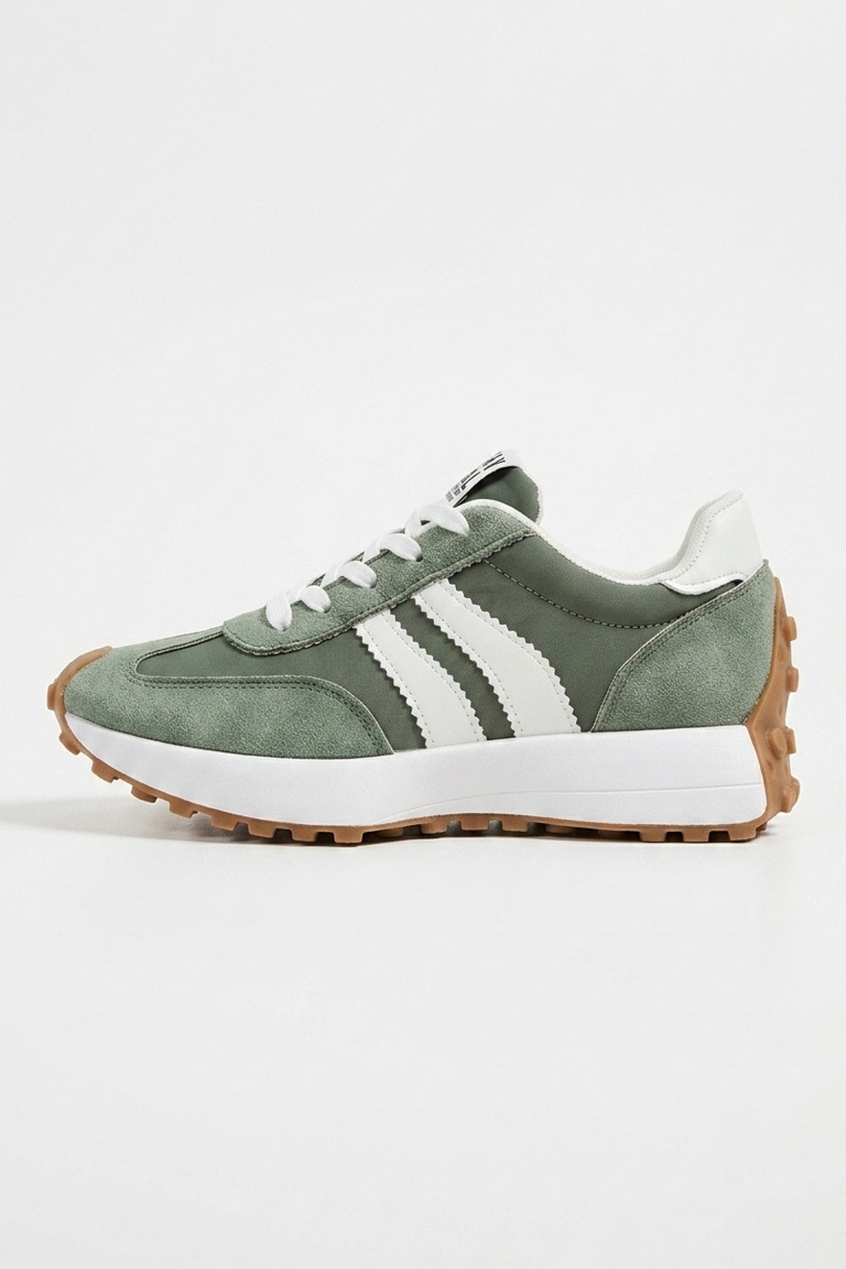 Women’s Casual Platform Retro Suede Trainers