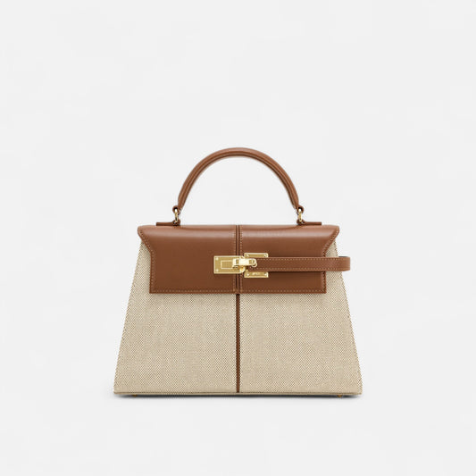 Caurelle | Women's Versatile Fashion Leather Top-Handle Handbag – Timeless Elegance