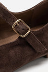 Caurelle | Women’s Mary Jane Flats Soft Leather Look Elegance