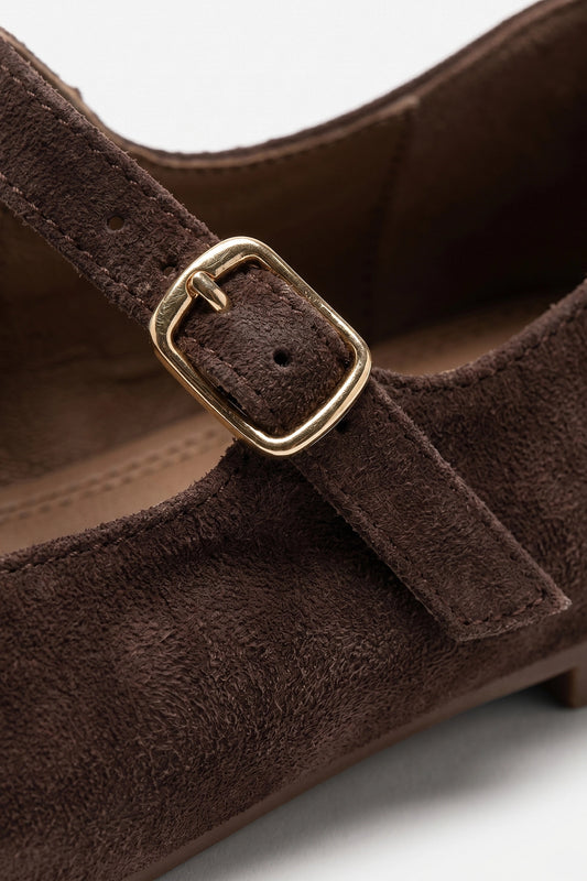 Caurelle | Women’s Mary Jane Flats Soft Leather Look Elegance