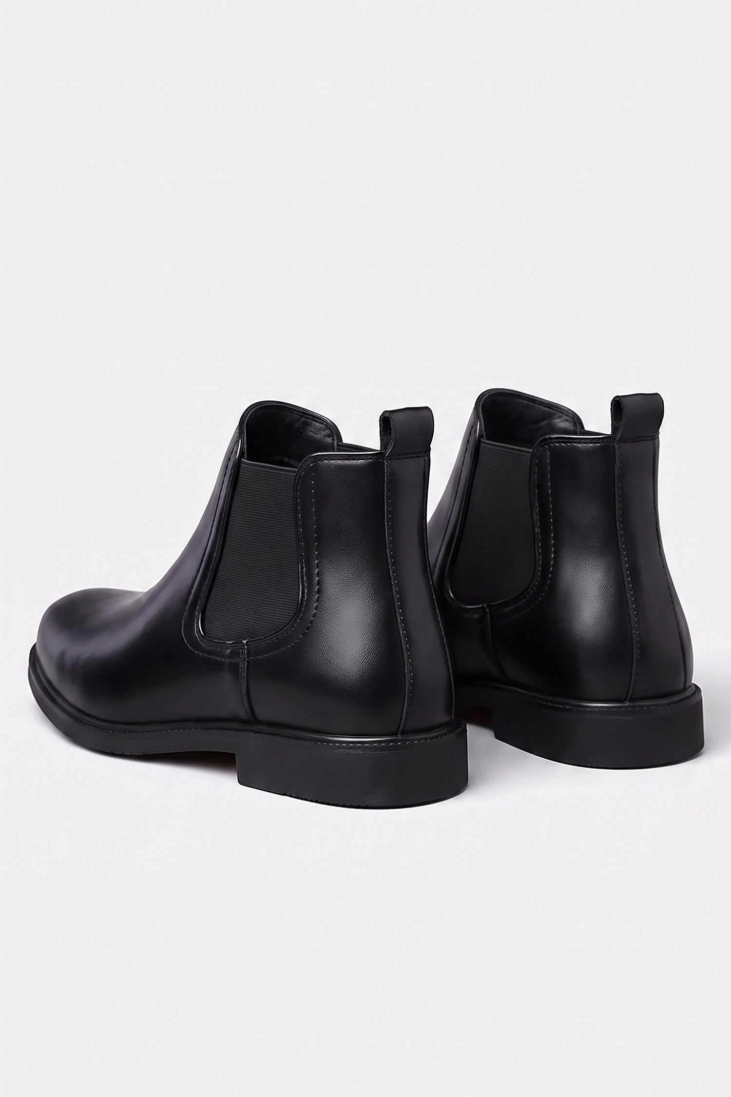 Men's Easy Wear Chelsea Boots with Low Block Heel