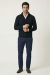 Caurelle | Men’s Cable Knitted Half Zip Jumper