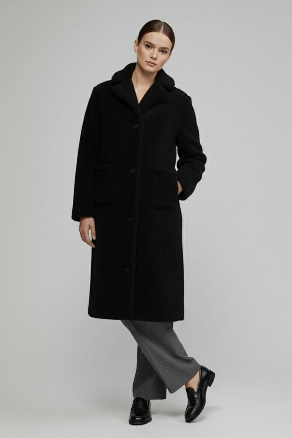 Caurelle | Women’s Long Coat – Classic Elegance for Cold Seasons