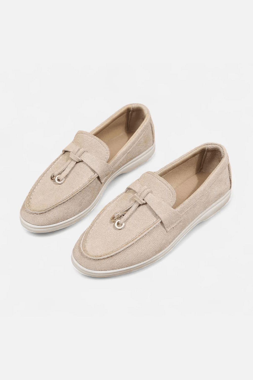Caurelle | Women's Soft Leather Retro Slip-On Shoes – Chunky Sole Comfort