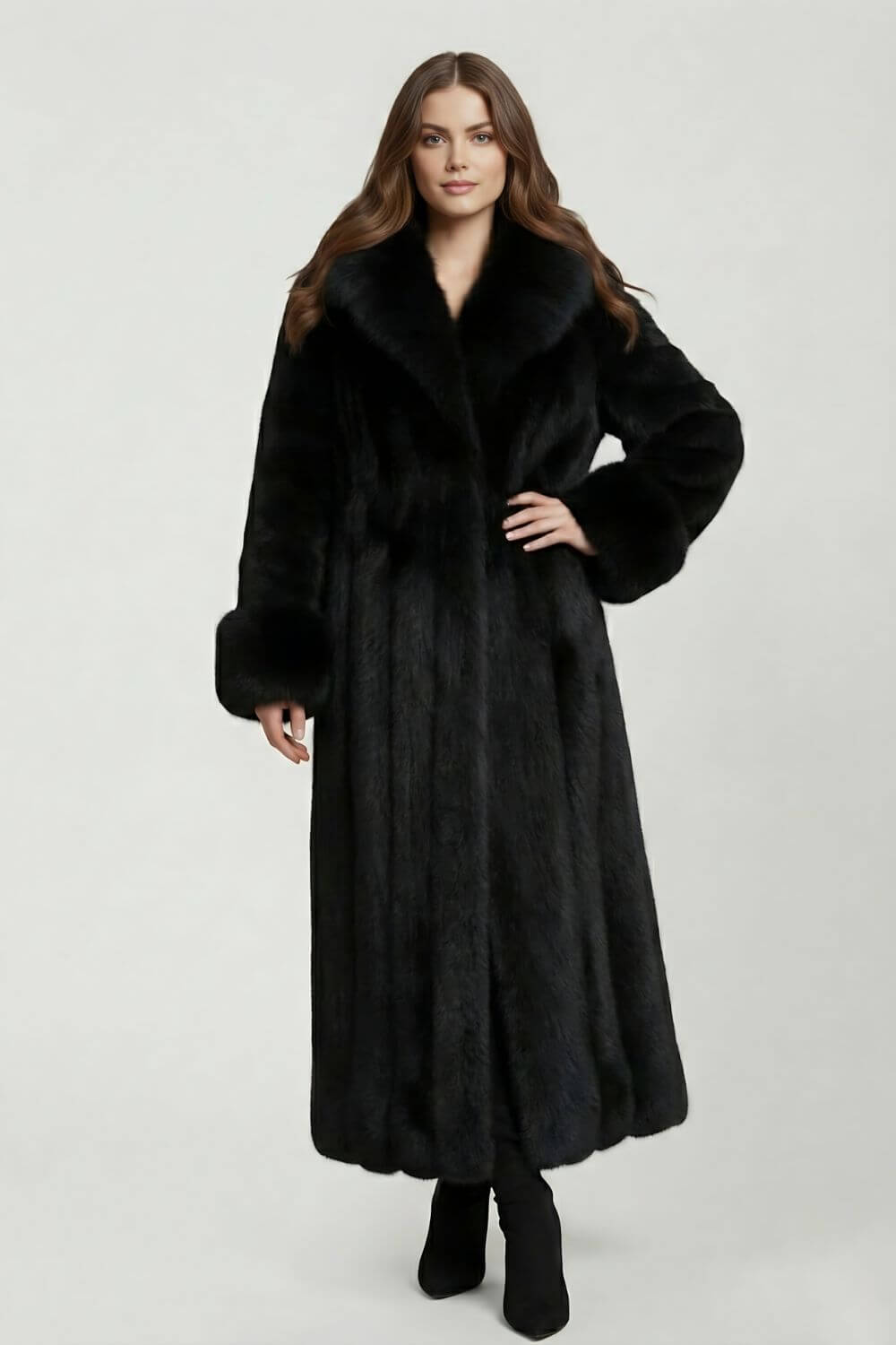 Caurelle | Women’s Long Faux Fur Coat