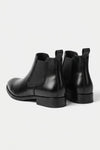 Men’s Easy Wear Leather Chelsea Boots with Low Heel