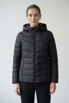 Caurelle | Women’s Hooded Quilted Black Puffer Jacket