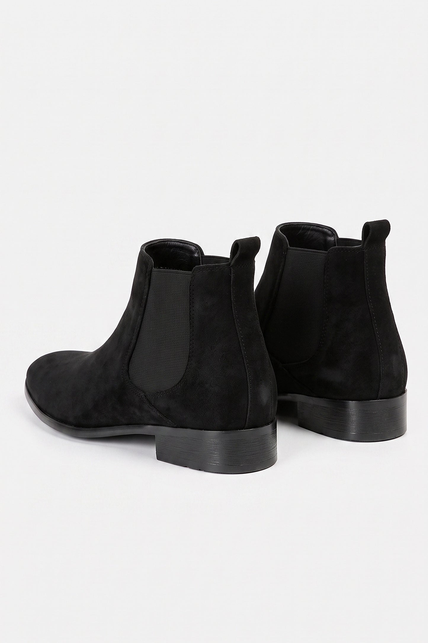 Men's Winter Easy Wear Chelsea Boots with Suede Look