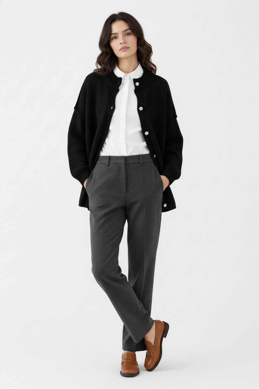 Caurelle | Women’s Soft Knit Cardigan Jumper with Elegant Fit