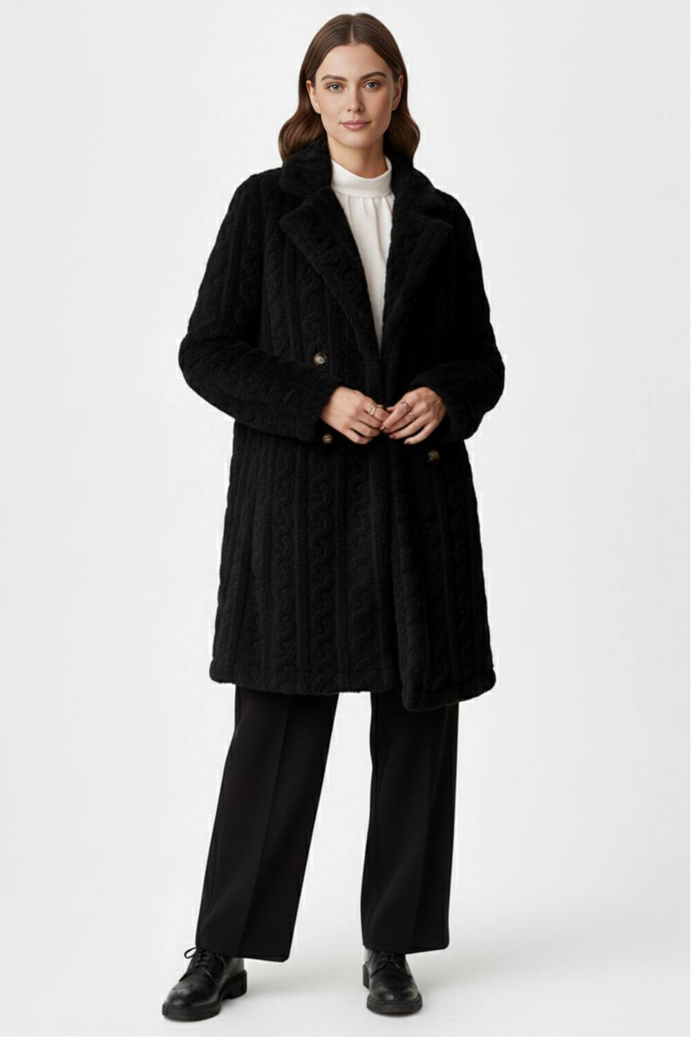 Caurelle | Women’s Textured Long Coat