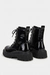Women’s Winter Black Chunky Platform Ankle Boots